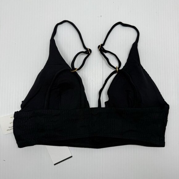 L Space Women's Black Siren V-Wire Front Bikini Top Size XL - Picture 9 of 9